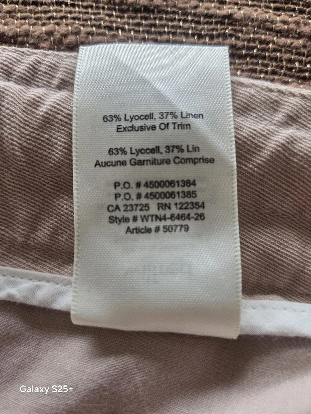 Aritizia Wilfred Free Allant Linen pants